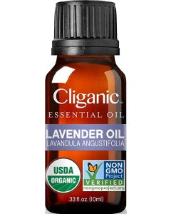 Cliganic USDA オーガニック ラベンダー エッセンシャル オイル