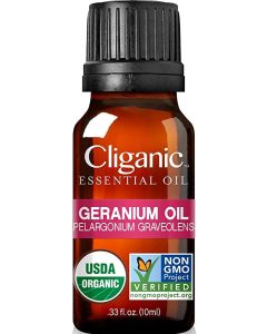 Cliganic Organic Geranium Essential Oil